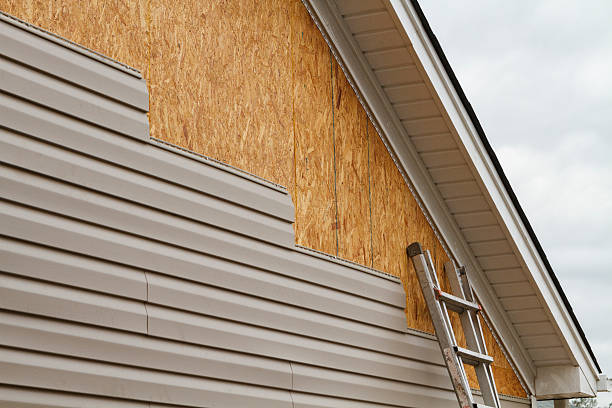 Professional Siding Installation technician working in Mount Gretna, PA